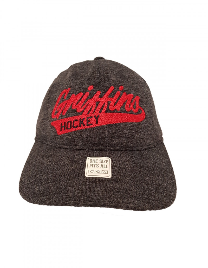 CCM Griffins Hockey Slouch Adjustable Strapback Cap,Hat,Clothing,Head Wear