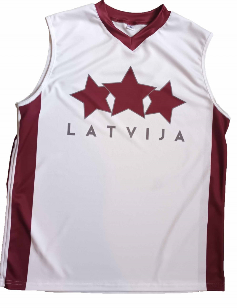 Senior Team Latvia Basketball Fan Jersey