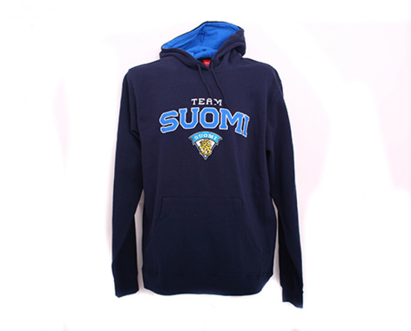 Reebok Suomi Adult Pullover Hoodie,Ice Hockey Hoodie,Suomi Hoodie,Reebok Hoodie