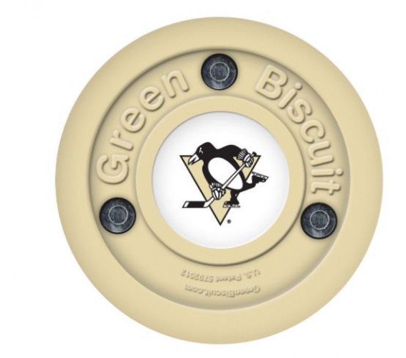 Green Biscuit Pittsburgh Penguins Off Ice Training Hockey Puck,Ice Hockey Puck