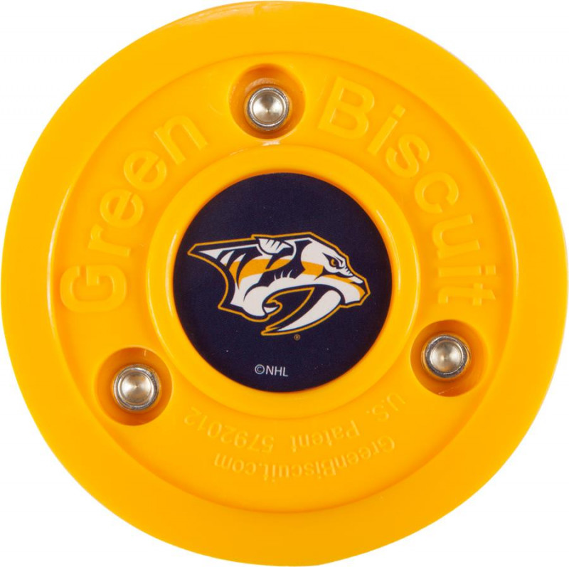 Green Biscuit Nashville Predators Off Ice Training Hockey Puck,Ice Hockey Puck