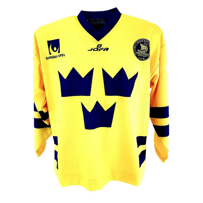 CCM Junior Team Sweden Tre Kronor Replica Fan Jersey,Ice Hockey,Roller Hockey