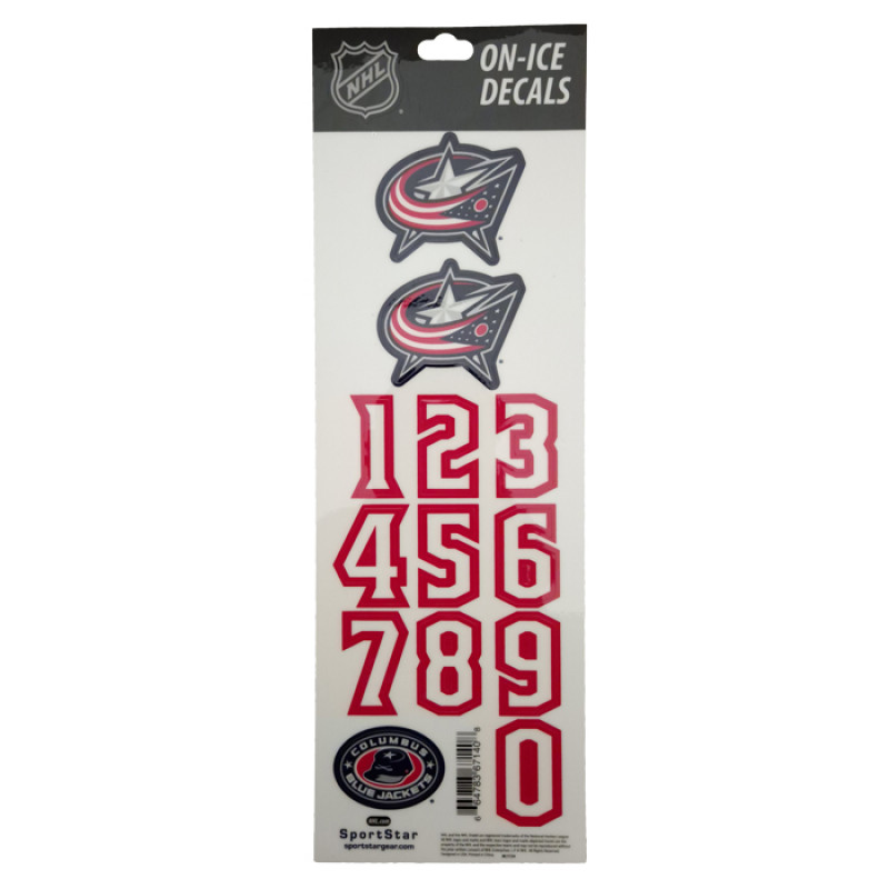 SPORTSTAR On Ice NHL Decals Dark Helmet