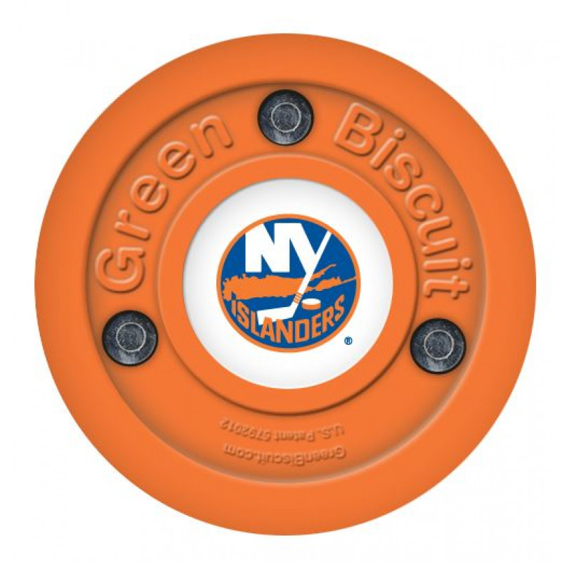 Green Biscuit New York Islanders Off Ice Training Hockey Puck,Ice Hockey Puck