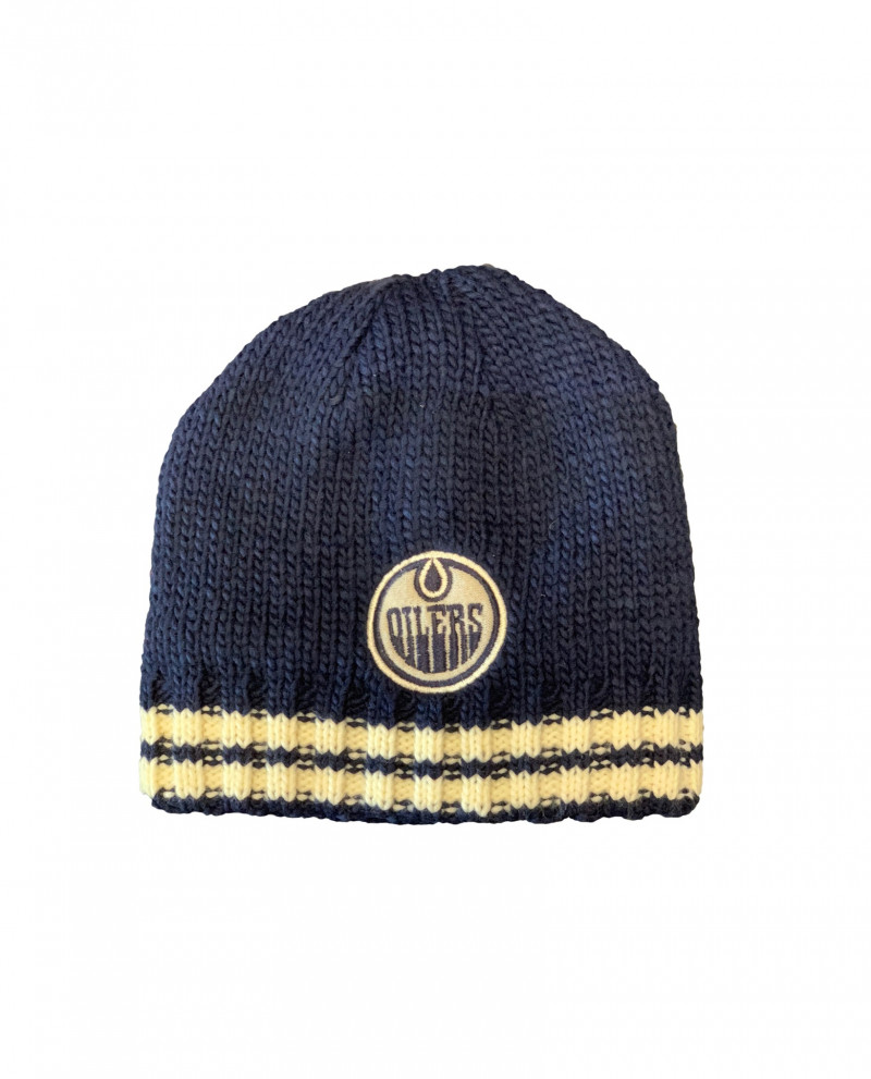 NHL Youth Edmonton Oilers Podium Winter Hat,Outdoor Hat,Clothing,Head Wear