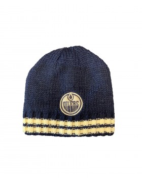 NHL Youth Edmonton Oilers Podium Winter Hat,Outdoor Hat,Clothing,Head Wear