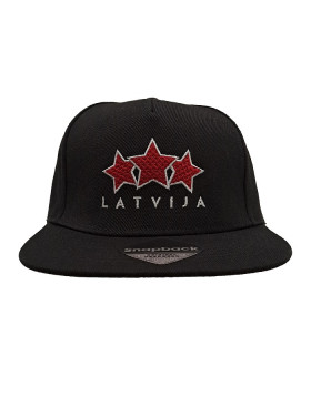 Adult Latvia Three Star Snapback