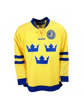 Reebok Team Sweden Junior Fan Jersey Away,Ice Hockey,Hockey Jersey,Roller