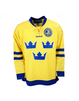 Reebok Team Sweden Junior Fan Jersey Away,Ice Hockey,Hockey Jersey,Roller