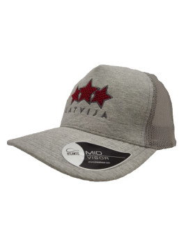 HOKEJAM.LV Latvija Three Star Mid Visor Snapback