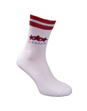 HOKEJAM.LV Long Three Star Latvija Training Socks