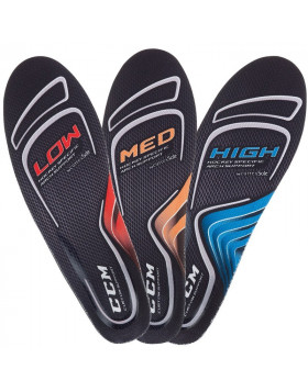 CCM Custom Support Performance Medium Profile Insoles,Ice Hockey,Roller Hockey