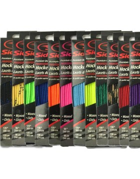 SIDELINES Sports Wax Laces,Ice Hockey Laces,Roller Hockey Laces,Skate Laces