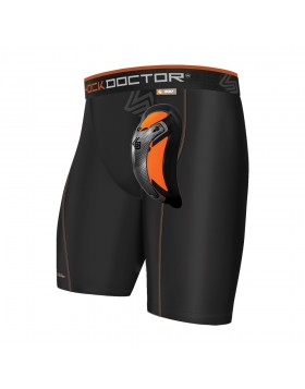 SHOCK DOCTOR Senior Ultra Pro Hockey Compression Short with Cup 337,Ice Hockey