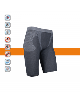 SIM LOC Orange Line Adult Thermo Shorts,Compression Shorts,Sports Short,Clothing