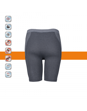 SIM LOC Orange Line Adult Thermo Shorts,Compression Shorts,Sports Short,Clothing