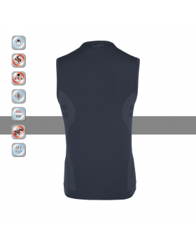 SIM LOC Silver Line Adult Thermo Tank Top,Compression Shirt,Clothing,Sports Wear