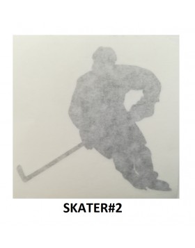 HOKEJAM.LV Player Sticker Small,Ice Hockey Sticker,Roller Hockey Sticker