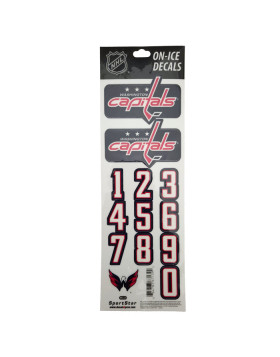SPORTSTAR On Ice NHL Decals Dark Helmet