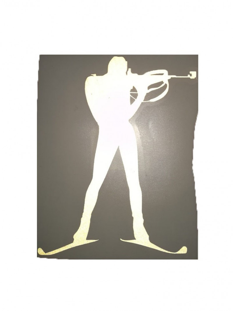 HOKEJAM.LV Biathlon Sticker