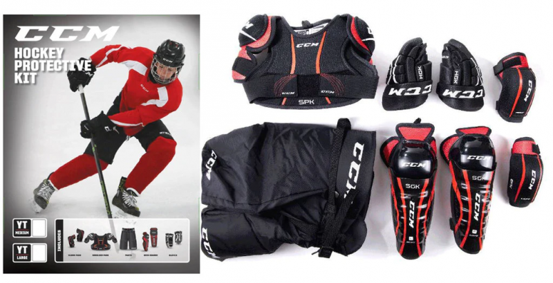 CCM Youth Hockey Protective Starter Kit