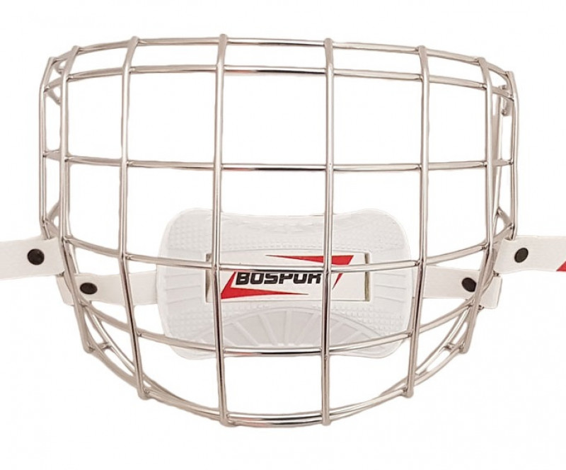BOSPORT Stainless Steel Senior Ice Hockey Helmet Cage