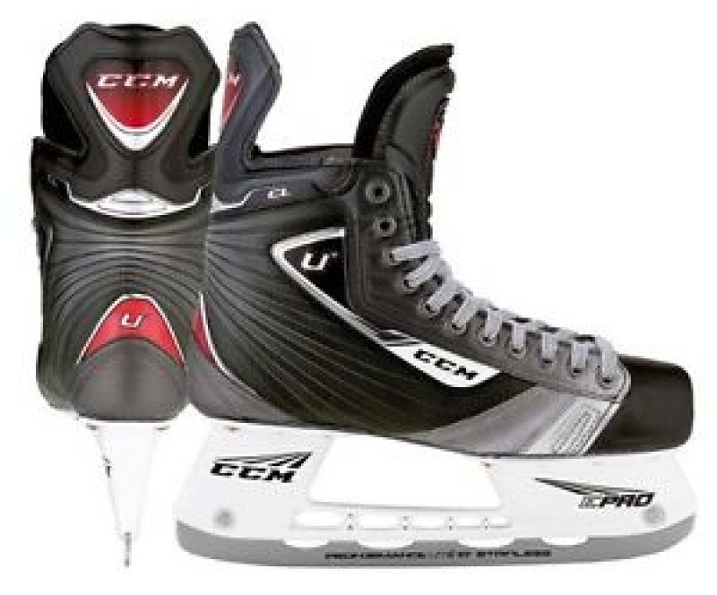 CCM U+CL Red Junior Ice Hockey Skates