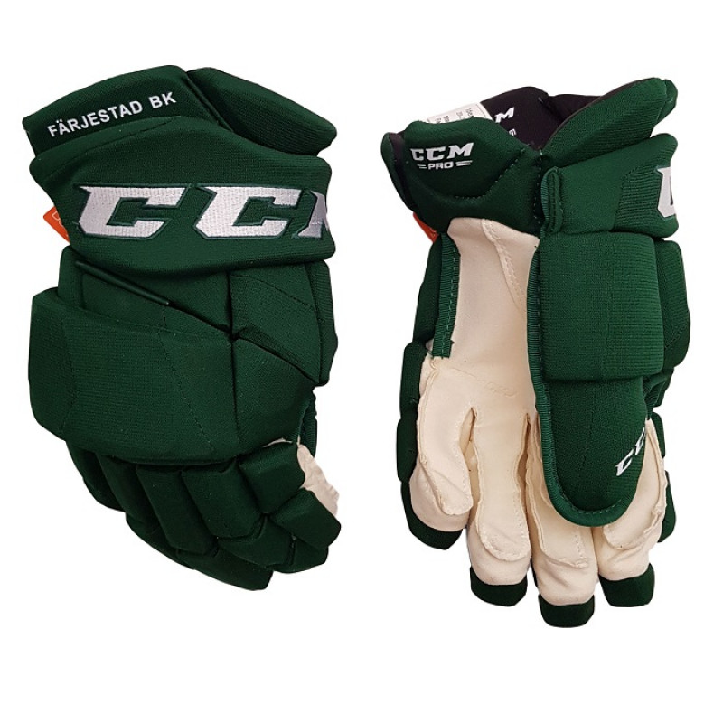 CCM PRO STOCK Farjestad BK Senior Ice Hockey Gloves