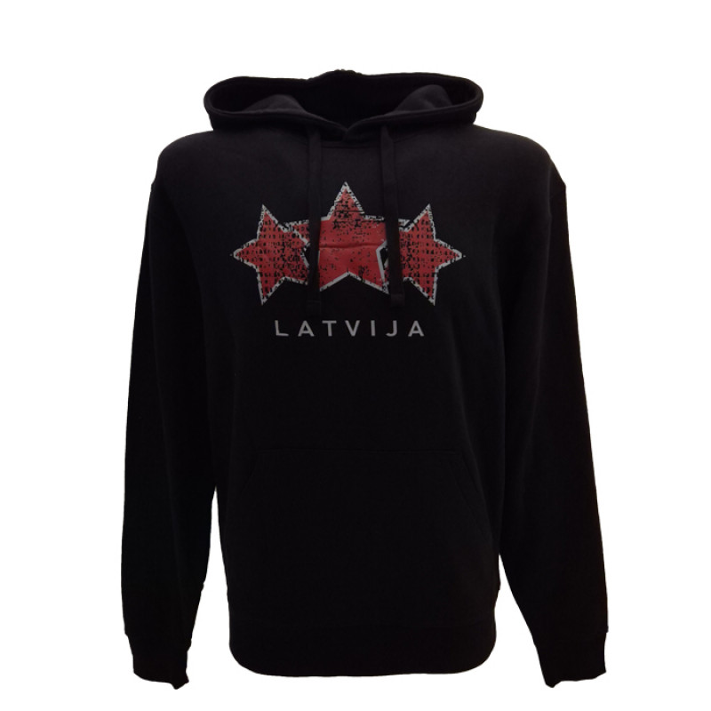 HOKEJAM.LV Senior Three Star Latvija Hoodie