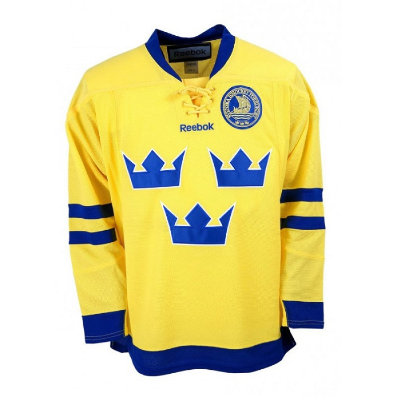 Reebok Team Sweden Adult Fan Jersey Away