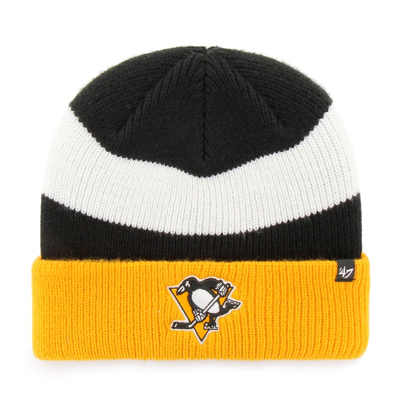 BRAND 47 Pittsburgh Penguins Short Side Cuff Knit Winter Hat