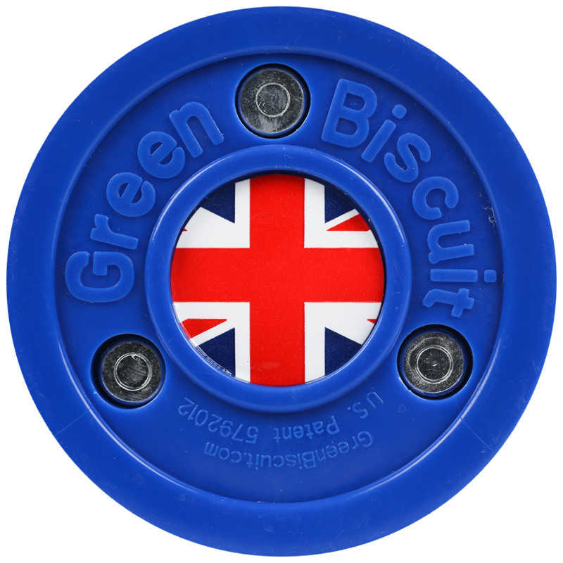 Green Biscuit United Kingdom Off Ice Training Hockey Puck