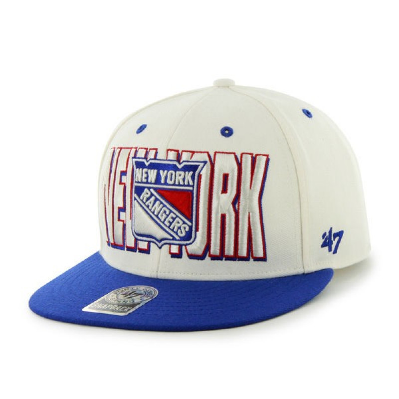 BRAND 47 New York Rangers Two Tone Hardball Strapback Cap