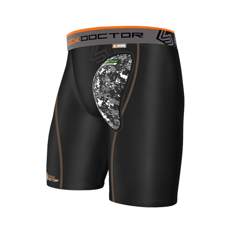 Compression shorts with cup hot sale