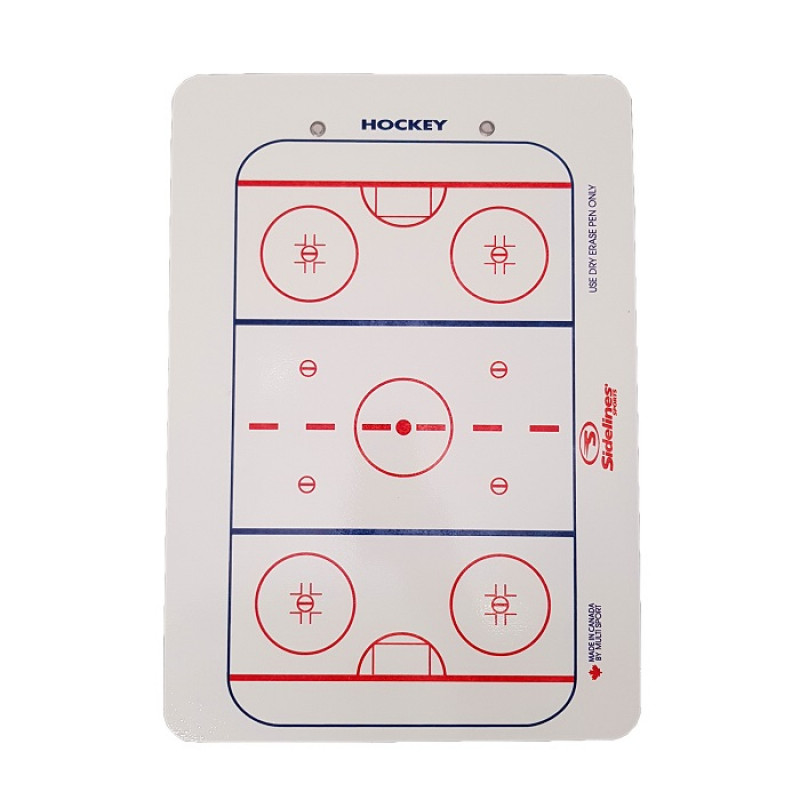 SIDELINES Hockey Coaching Tactic Board 34cm x 24cm