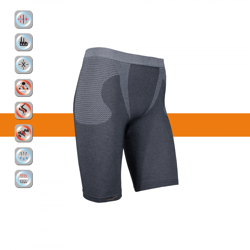 SIM LOC Orange Line Adult Thermo Shorts