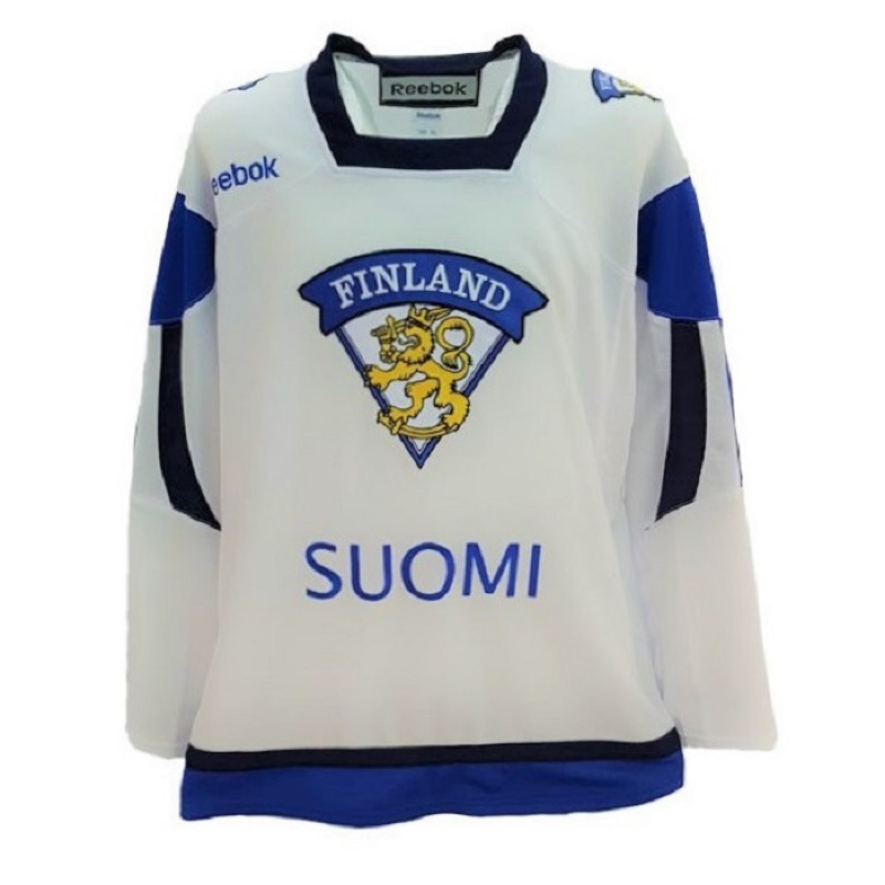 Reebok Team Finland Adult Fan Jersey Away