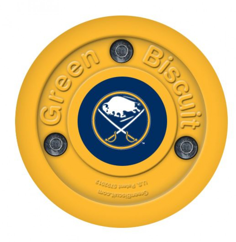 Green Biscuit Buffalo Sabres Off Ice Training Hockey Puck