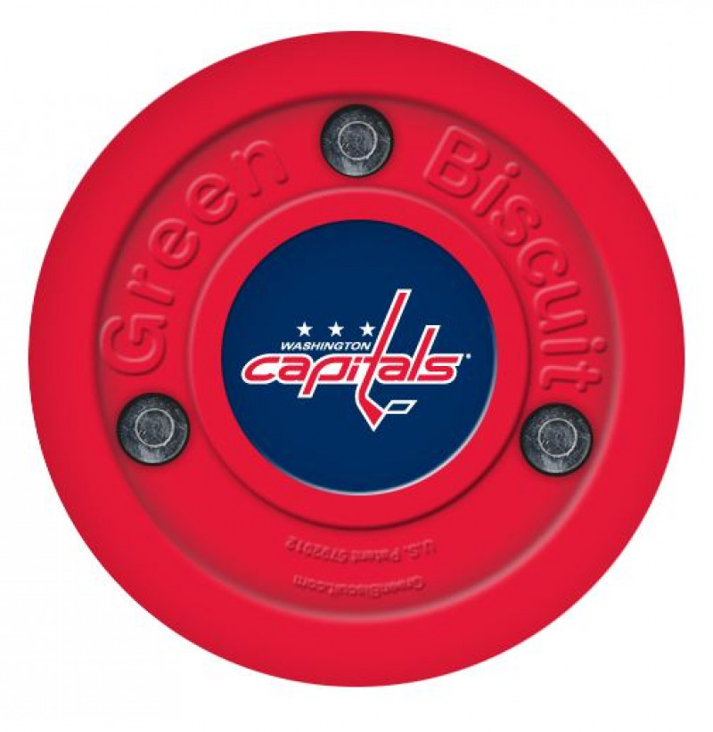 Green Biscuit Washington Capitals Off Ice Training Hockey Puck