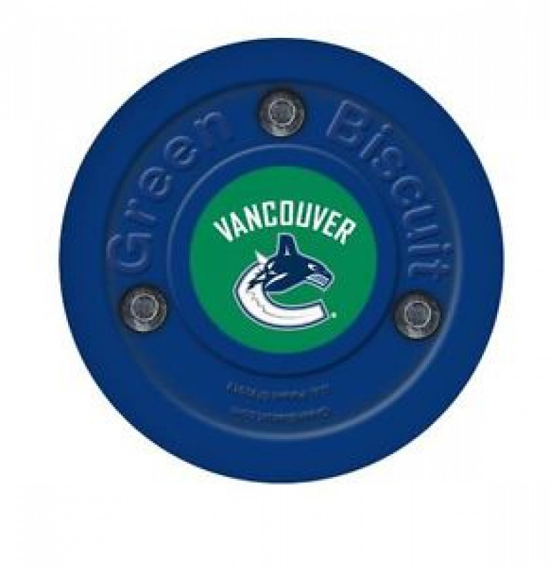 Green Biscuit Vancouver Canucks Off Ice Training Hockey Puck