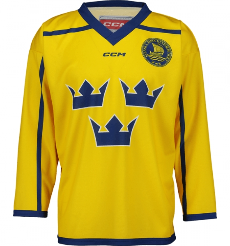 CCM Senior Sweden Tre Kronor Replica Fan Jersey