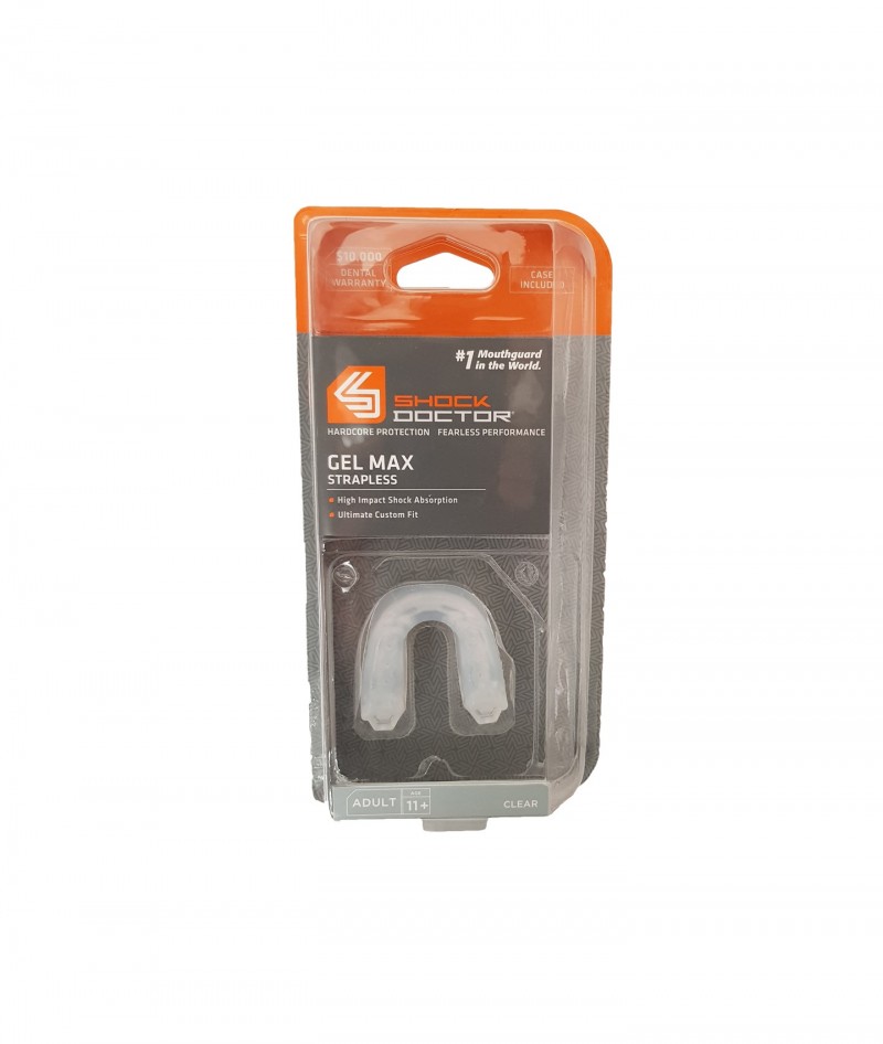 Shock Doctor Adult Gel Max Strapless Mouth Guard 6190A