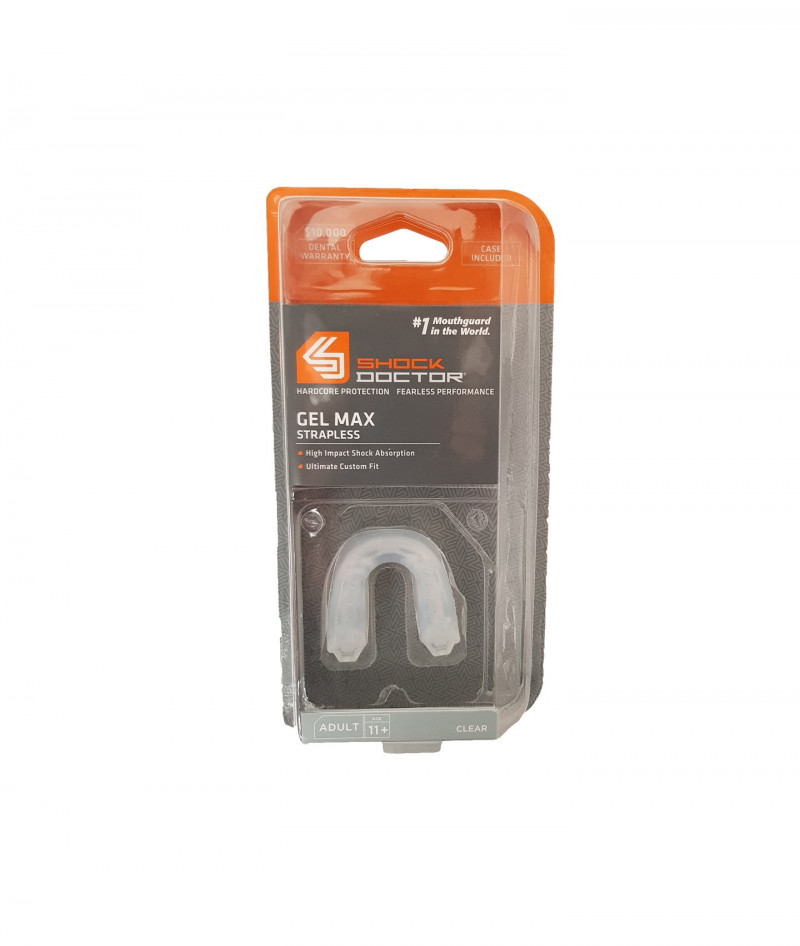 Shock Doctor Adult Gel Max Strapless Mouth Guard 6190A