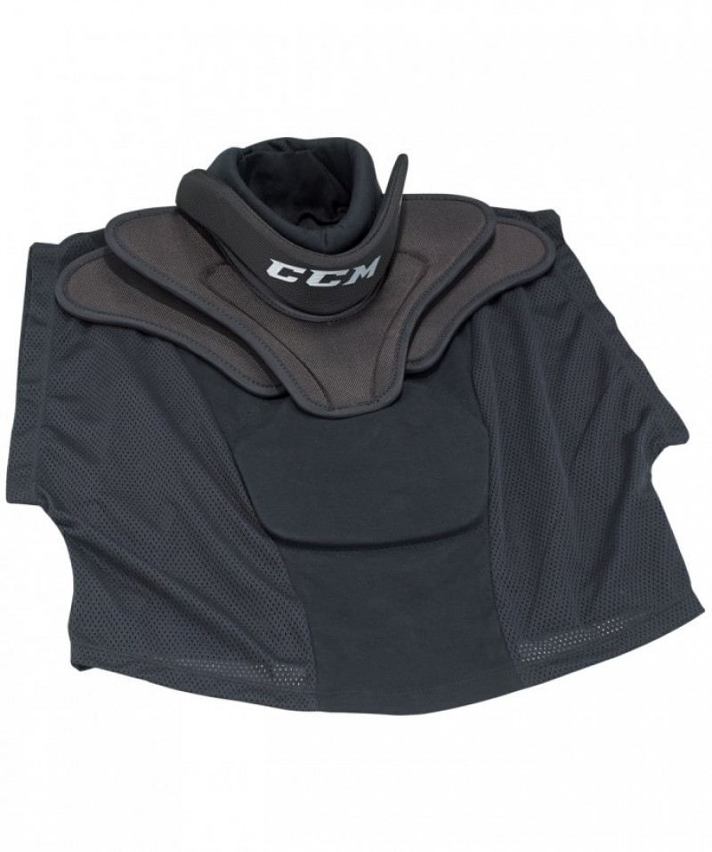 CCM BNQ Shirt Style Throat Pro Junior Collar