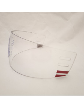 BOSPORT Vision25 Pro Team Latvia Hockey Helmet Visor with Cleaning Set