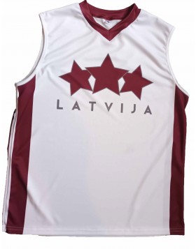 Junior Team Latvia Basketball Fan Jersey