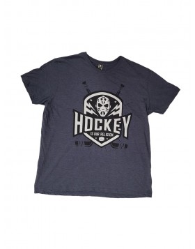 HOKEJAM.LV Hockey Is Our Religion Adult T-Shirt