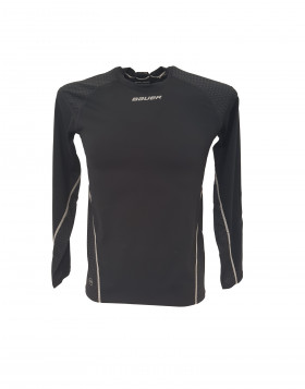 Bauer NG Premium Grip Crew LS Youth Compression Shirt