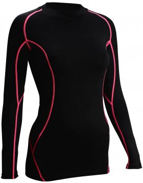 AVENTO Compression Women Long Sleeve Shirt
