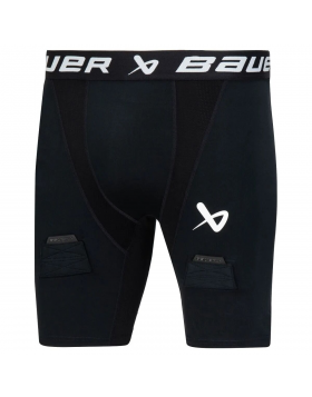 BAUER Performance S22 Senior Compression Shorts with Jock